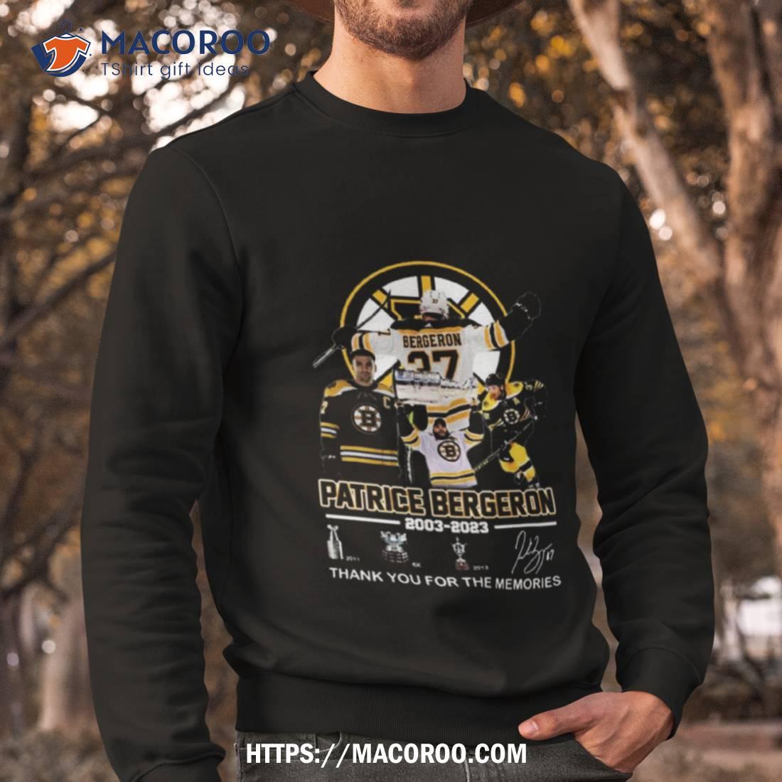 Patrice Bergeron 2003 2023 Memories Shirt Patrice Bergeron 2003 2023 Memories Shirt