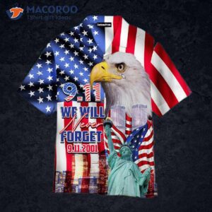 Patriot Day, September 11th, Is A Day We Will Never Forget. An Eagle Statue, The Statue Of Liberty, And Hawaiian Shirts Are All Symbols Remembrance.