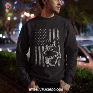 patriotic german shepherd american flag 4th of july shirt sweatshirt