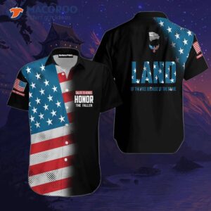 Patriotic Usa Honor Hawaiian Shirt