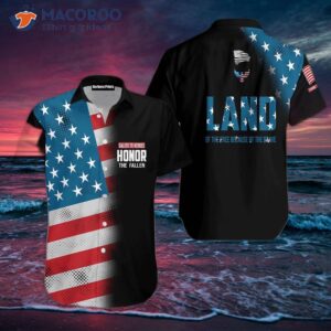 Patriotic Usa Honor Hawaiian Shirt