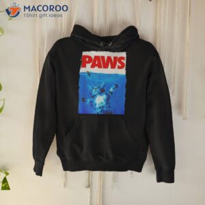 paws cat and mouse in water shirt hoodie