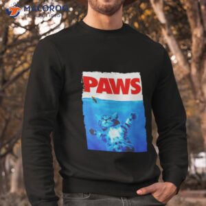 paws cat and mouse in water shirt sweatshirt