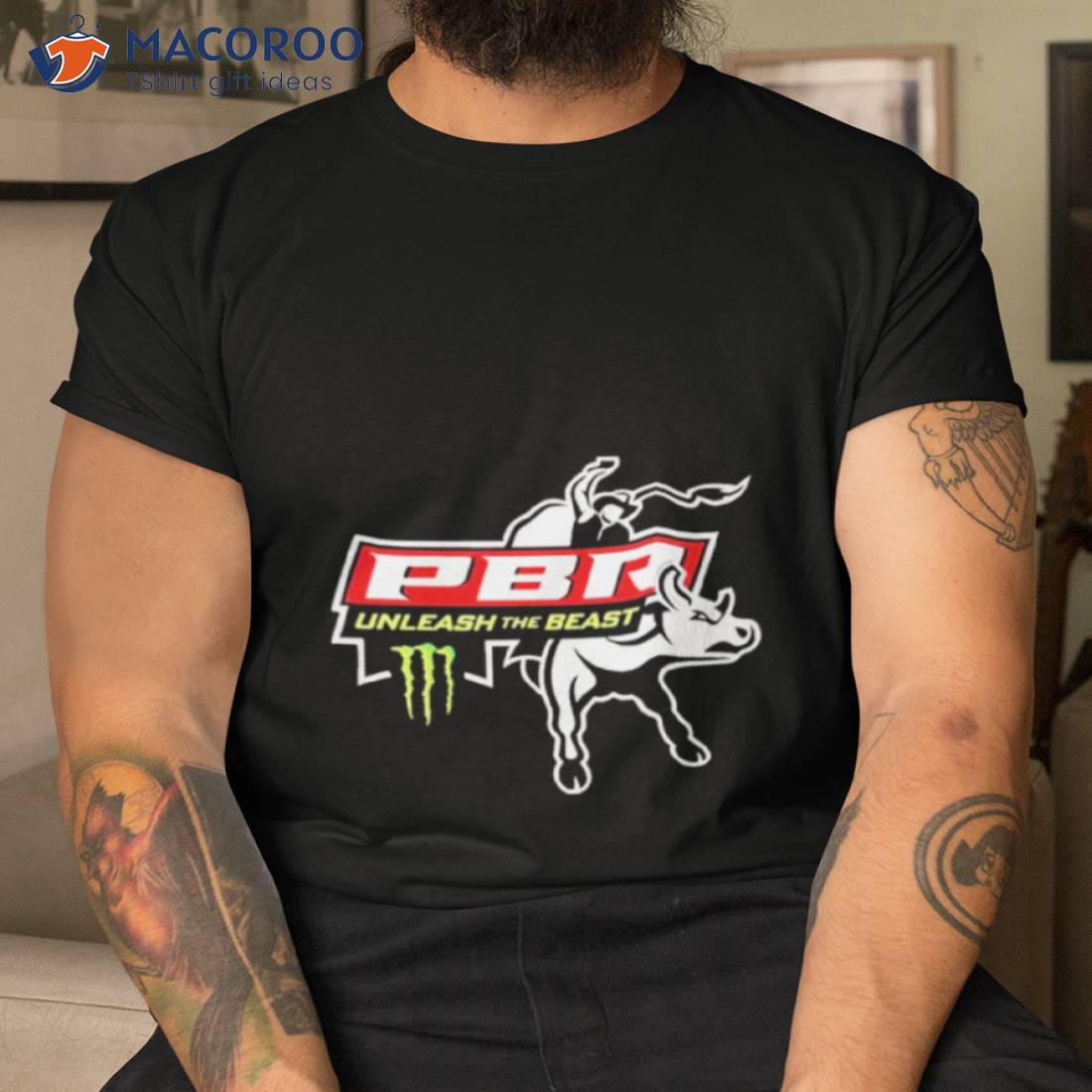 Pbr Logo Unleash The Beast Tour Shirt Pbr Logo Unleash The Beast Tour Shirt