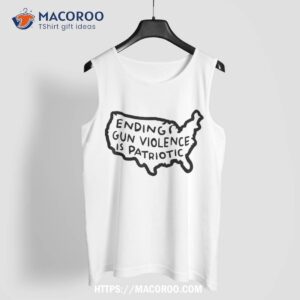 peace ending gun violence is patriotic awareness day shirt tank top 1