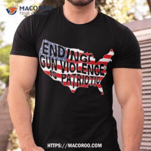 Peace Ending Gun Violence Is Patriotic Awareness Day Vintage Shirt