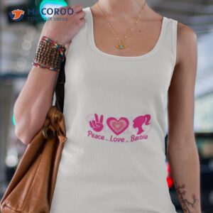 peace love barbie svg pink barbie girl shirt tank top 4