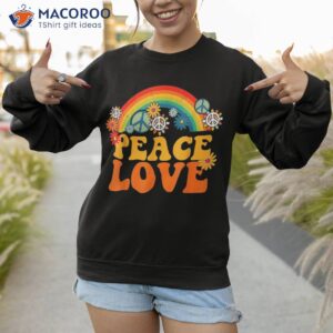 peace sign love 60s 70s tie dye hippie halloween costume shirt sweatshirt 1