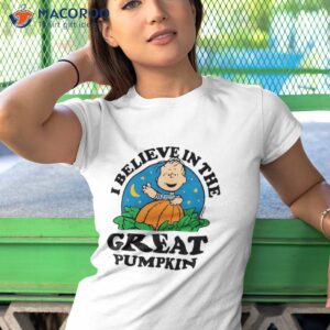 peanuts halloween i believe in the great pumpkin shirt tshirt 1