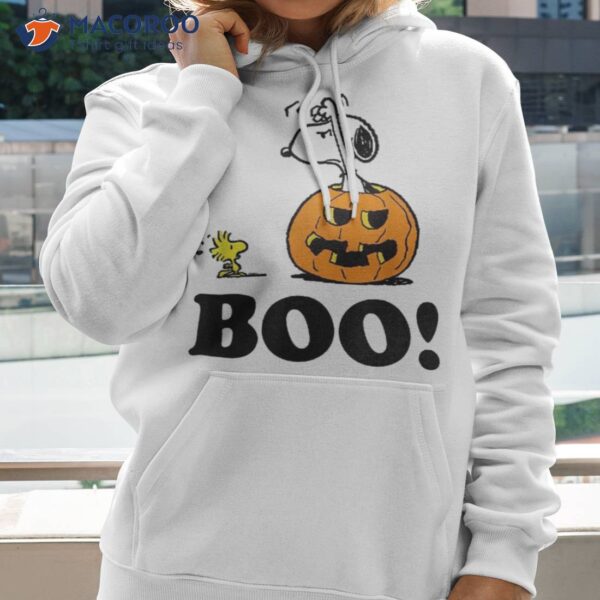 Peanuts Halloween Snoopy Woodstock Boo! Shirt