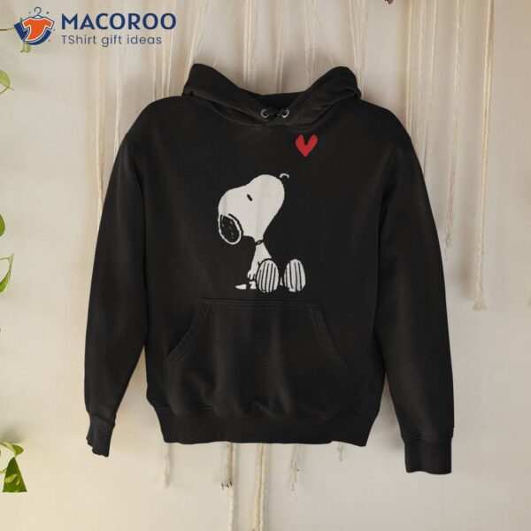 Peanuts Heart Sitting Snoopy Shirt