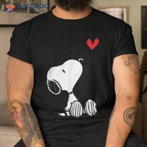 Peanuts Heart Sitting Snoopy Shirt