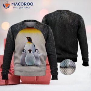 Penguin Family Ugly Christmas Sweater