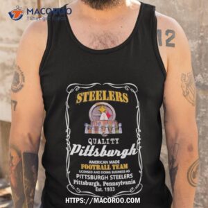pennsylvania est 1933 pittsburgh steelers shirt tank top