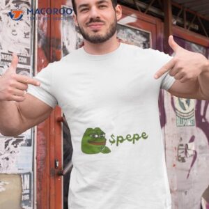 Pepe The Frog Thinking About Money Shirt