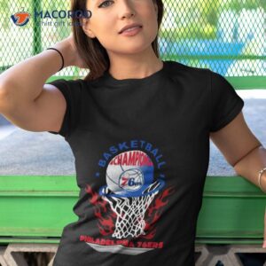 philadelphia 76ers basketball champions fire logo 2023 shirt tshirt 1