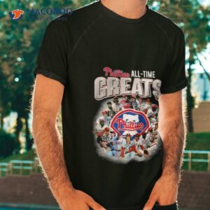 Philadelphia Phillies All Time Greats Signatures 2023 Shirt