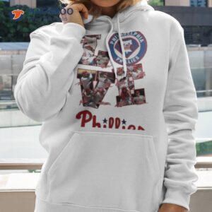 Philadelphia Phillies Love Team 2023 Baseball Signatures Shirt