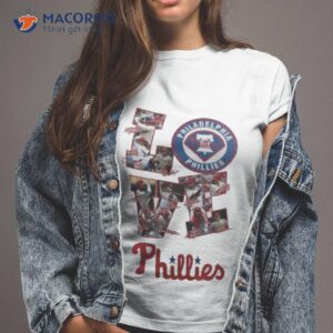 Philadelphia Phillies Love Team 2023 Baseball Signatures Shirt