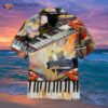 Piano Art Vintage Colorful Hawaiian Shirts