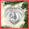 Piece Of My Heart Photo Christmas Ceramic Ornament