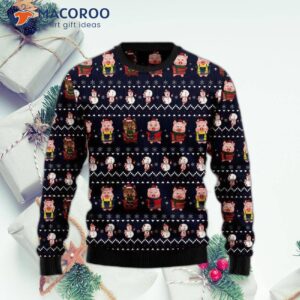 Pig’s Cute Ugly Christmas Sweater