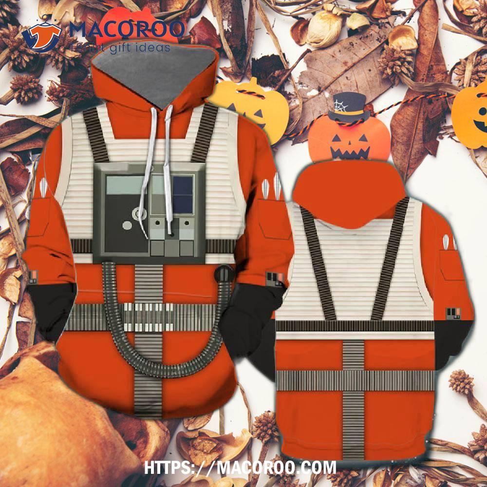 Pilot Costume Halloween All Over Print 3D Hoodie