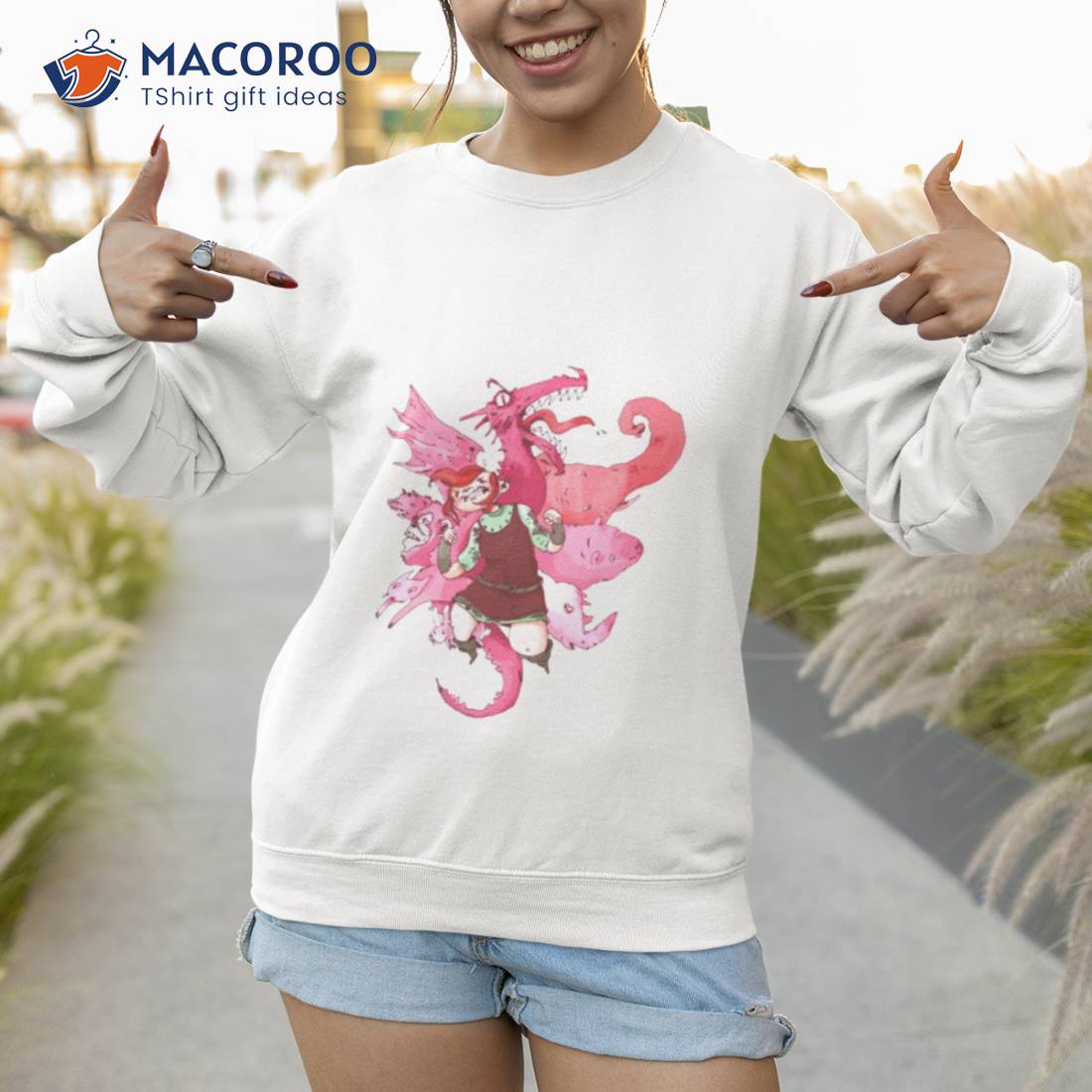 Pink Dragon Art Nimona Shirt Pink Dragon Art Nimona Shirt