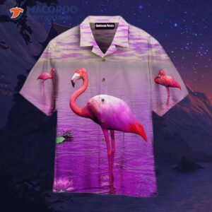 pink flamingo hawaiian shirts 0