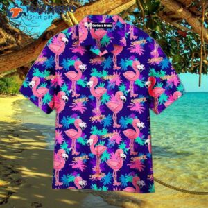 Pink Flamingo Hello Summer Hawaiian Shirts
