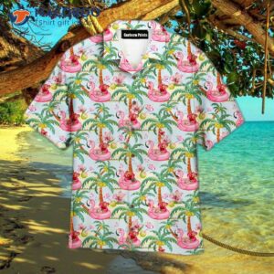 Pink Flamingo Summer Tropical Hawaiian Shirts