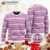Pink Flocking In The Naughty List Ugly Christmas Sweater