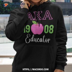 pink green aka educator black history month teacher squad shirt hoodie