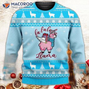 Pink Llama Ugly Christmas Sweater