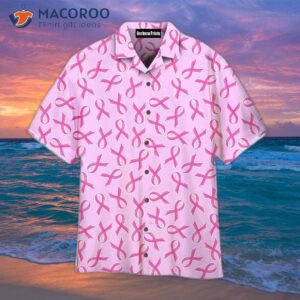 Pink Support Breast Cancer Awareness Pattern Hawaiian Shirts