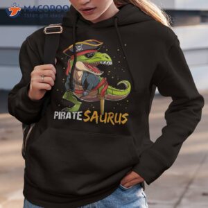 pirate saurus dinosaur t rex halloween for boys kids shirt hoodie 3