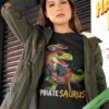 Pirate Saurus Dinosaur T Rex Halloween For Boys Kids Shirt