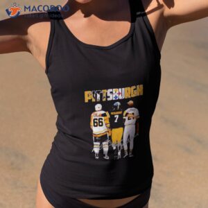 Pittsburgh Sports Lemieux Roethlisberger Clemente Signatures Shirt