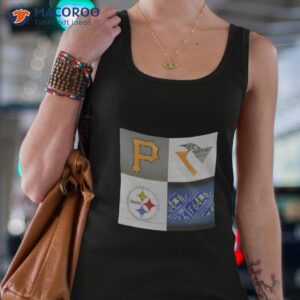 Pittsburgh Sports Team Logo Art Plus Pennsylvania Map Pirates Penguins Steelers Shirt