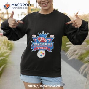 pittsburgh steelers football nfl 2023 championship crown logo shirt sweatshirt 1