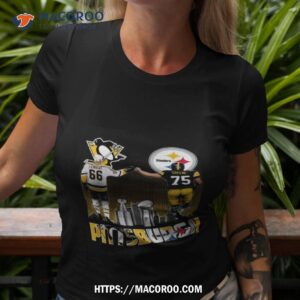 Pittsburgh Steelers Greene And Penguins Lemieux City Champions Shirt