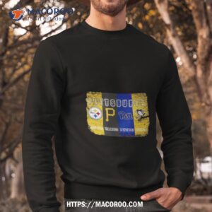 pittsburgh steelers pittsburgh pirates pittsburgh panthers pittsburgh penguins logo shirt sweatshirt