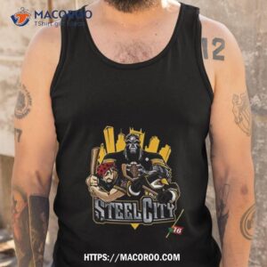 pittsburgh steelers x pittsburgh penguins x pittsburgh pirates art by eric poole unique shirt tank top