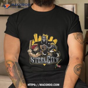 Pittsburgh Steelers X Pittsburgh Penguins X Pittsburgh Pirates Art By Eric Poole Unique Shirt