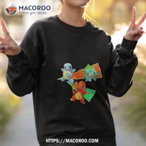 pokemon charmander bulbasaur squirtle shirt sweatshirt 2