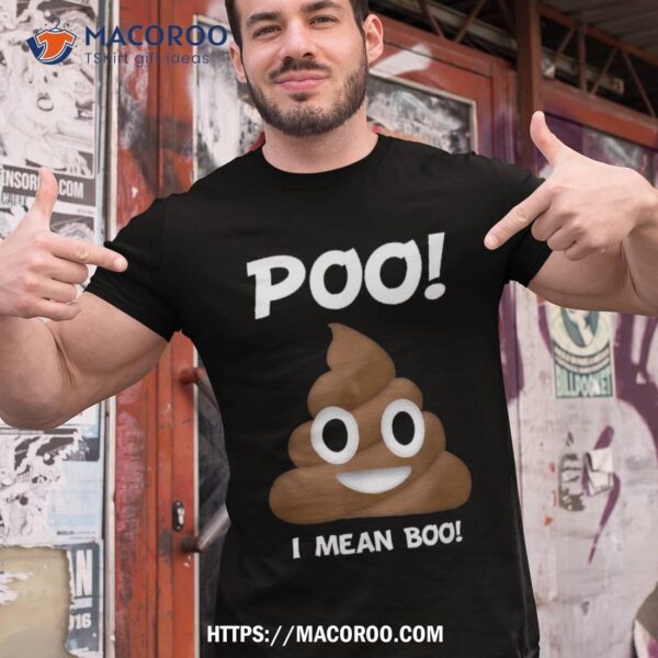 Poo Halloween Poop Costume Shirt I Mean Boo Gift Boys Girls, Halloween Balloon Bouquets