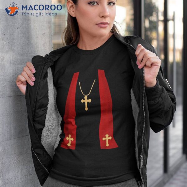 Pope Costume Shirt – Halloween Minister Priest