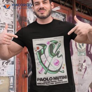 Poster Paolo Nutini 8th July 2023 Brighton Us Tour Shirt