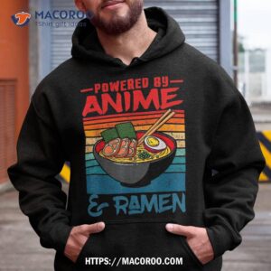 Powered By Anime & Ra Love Noodles Kids Shirt