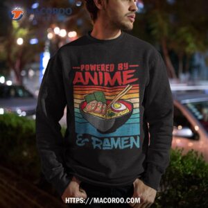 powered by anime amp ra love noodles kids shirt sweatshirt